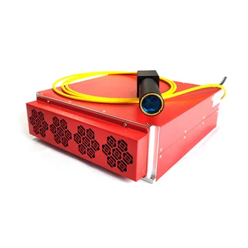80W color laser cutting machine MOPA pluošto lazeris metalo, nerūdijančio plieno graviravimas lazeriu šaltinis