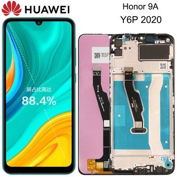 Naujas Huawei Honor 9A LCD Ekranas+Touch Ekrano Pakeitimas Apie Huawei Honor 9 A Y6P 2020 6.3 colių Ekranas MED-LX9 MED-LX9N