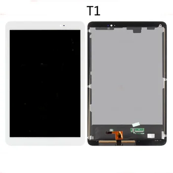 Originalą Huawei MediaPad T1-A21W T1-A23L 10inch Pakeitimas LCD Ekranas su pakeitimu ir skaitmeninis keitiklis Visiškai Asamblėja